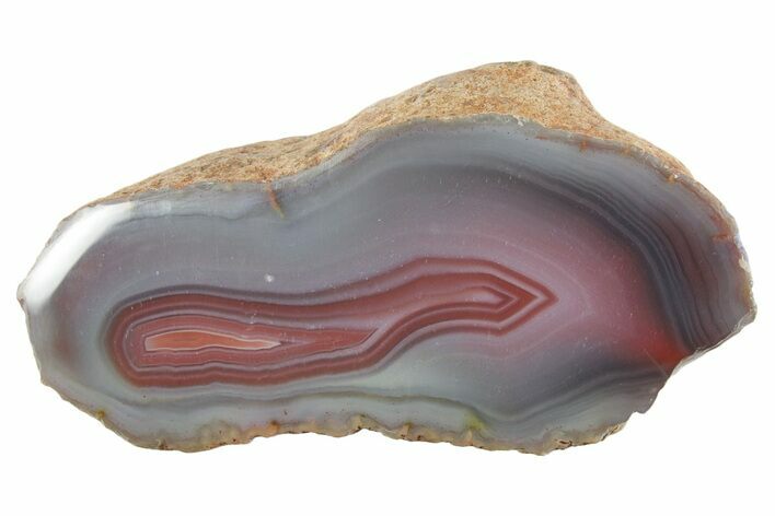 Colorful Polished Banded Agate - Zimbabwe #355899